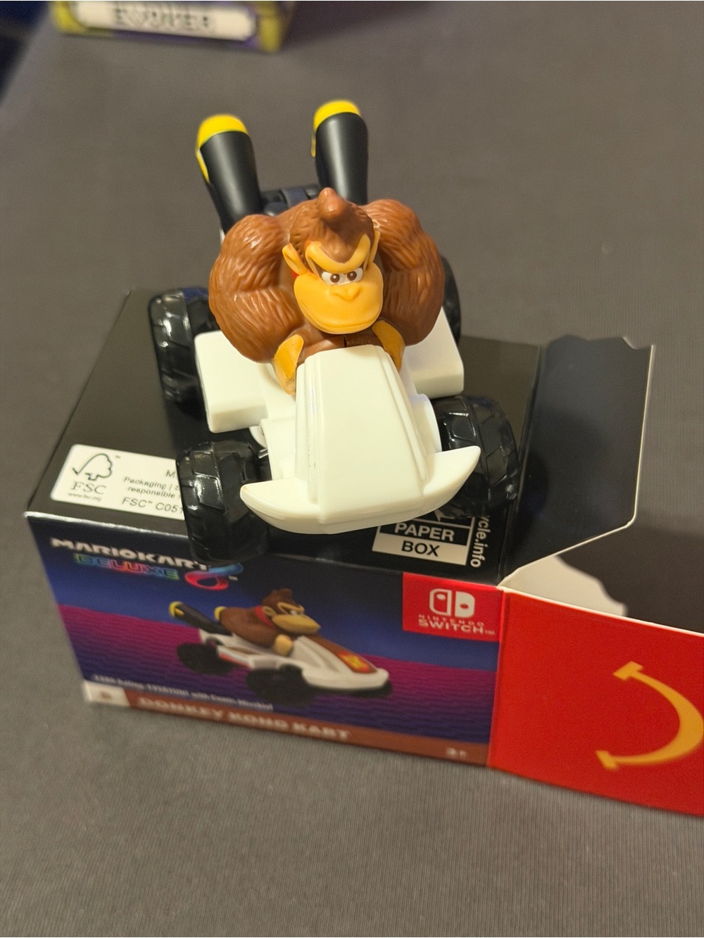 McDonald’s Happy Meal 2024 Mario Kart Deluxe 8 #5 Donkey Kong KartMcDonald’s